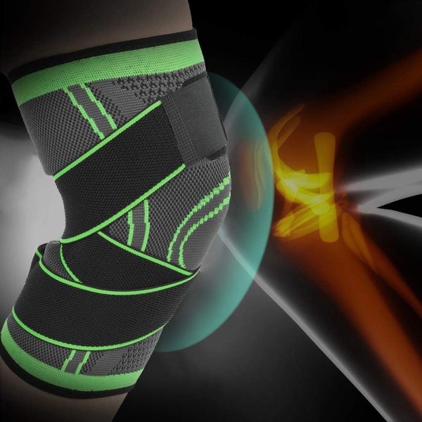 Adjustable Knee Support Band with 3D Weaving – Comfortable Protection for Men & Women During Exercise, Work, or Recovery