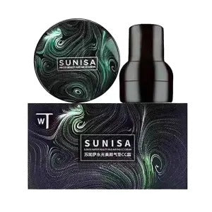 Sunisa 3-in-1 Air Cushion Foundation – BB & CC Cream with Waterproof Mushroom Head Applicator