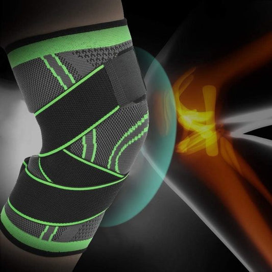 Adjustable Knee Support Band with 3D Weaving – Comfortable Protection for Men & Women During Exercise, Work, or Recovery