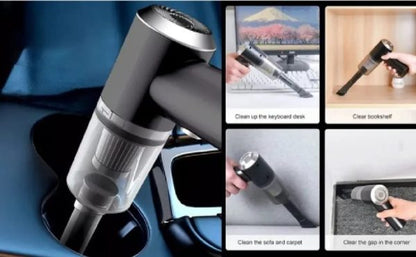 3-in-1 Powerful Cordless Handheld Vacuum Cleaner | Wet & Dry | 6000PA Suction | For Car, Sofa, Carpet & Home